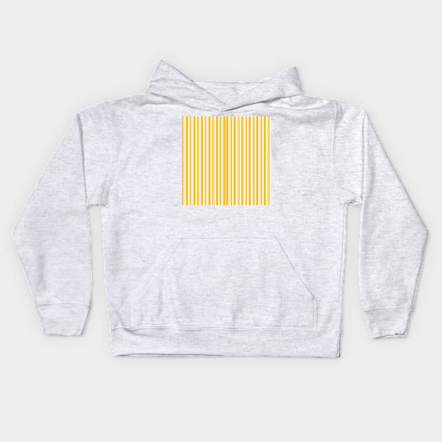 Dapper Stripes, Yellow Kids Hoodie by Heyday Threads